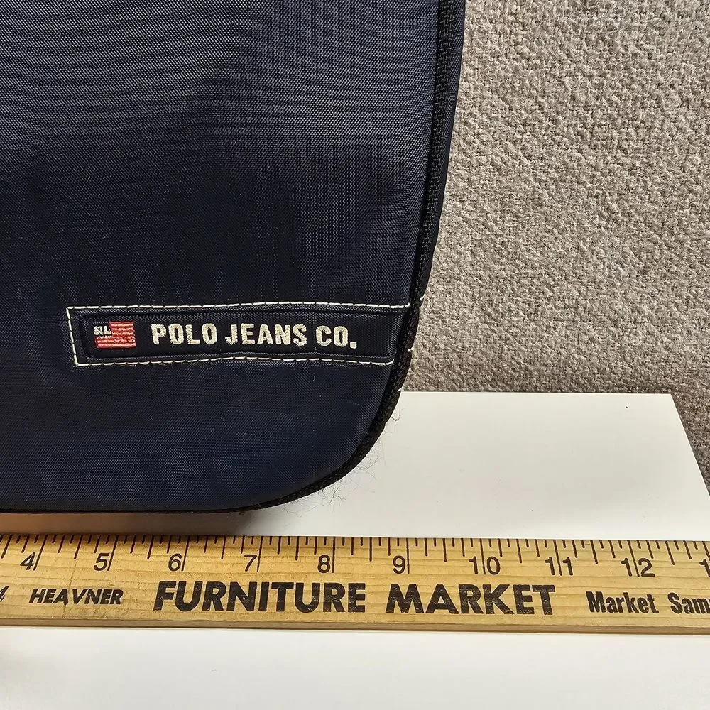 Polo Ralph Lauren Polo Jeans Co VTG Hobo Shoulder Bag Purse Sporty Gorpcore Blue